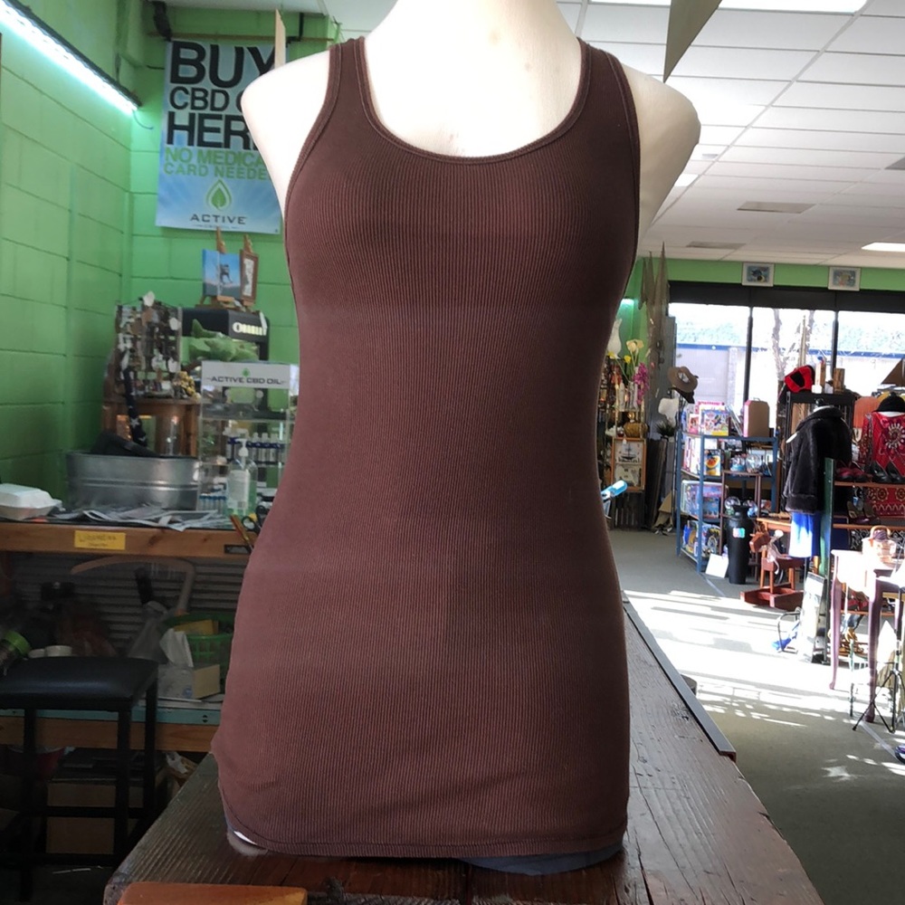 Brown Tank top